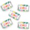 Big Dot of Happiness Hawaiian Luau Party Mini Candy Bar Wrapper Stickers, Small Tropical Birthday Party Favors, Aloha Sticker Labels - 40 Count